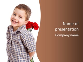 Happiness Hesitate Holiday PowerPoint Template