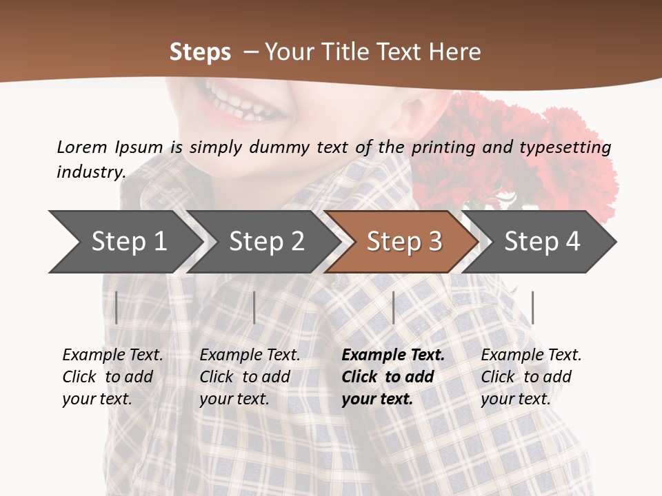 Happiness Hesitate Holiday PowerPoint Template