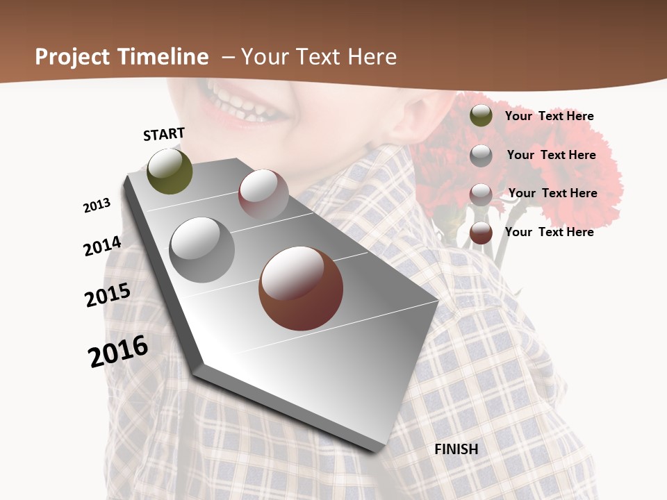 Happiness Hesitate Holiday PowerPoint Template