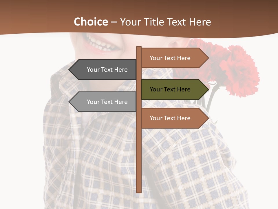 Happiness Hesitate Holiday PowerPoint Template