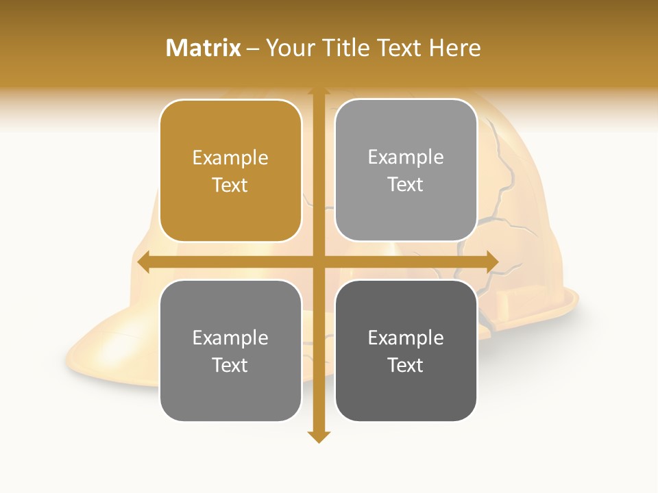 Work Accident Yellow Concussion Injury PowerPoint Template