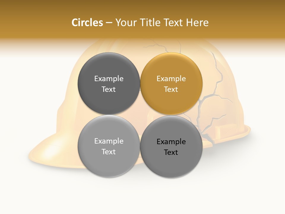 Work Accident Yellow Concussion Injury PowerPoint Template