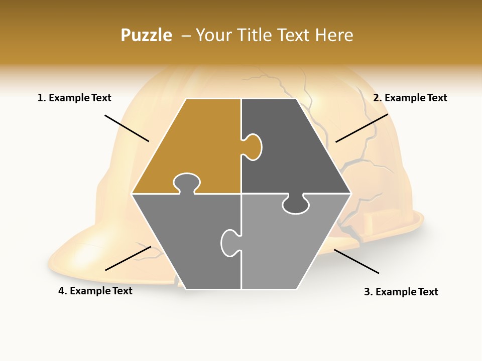 Work Accident Yellow Concussion Injury PowerPoint Template