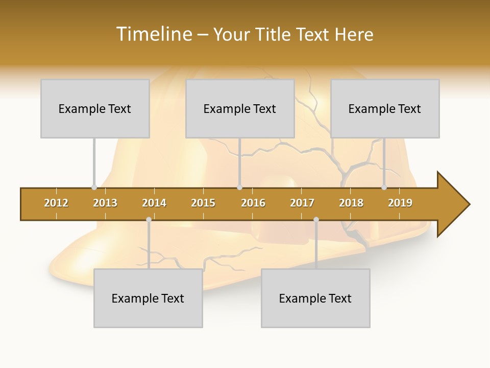 Work Accident Yellow Concussion Injury PowerPoint Template