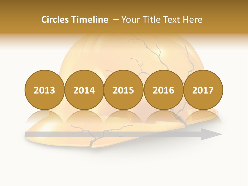 Work Accident Yellow Concussion Injury PowerPoint Template