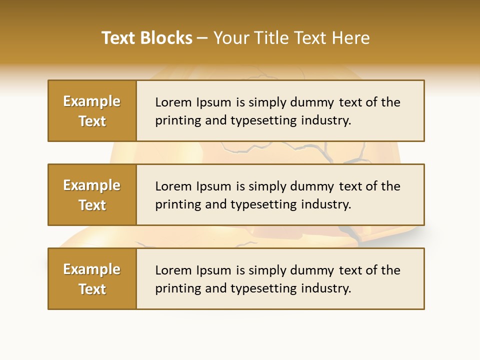 Work Accident Yellow Concussion Injury PowerPoint Template