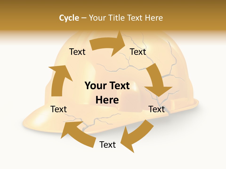 Work Accident Yellow Concussion Injury PowerPoint Template