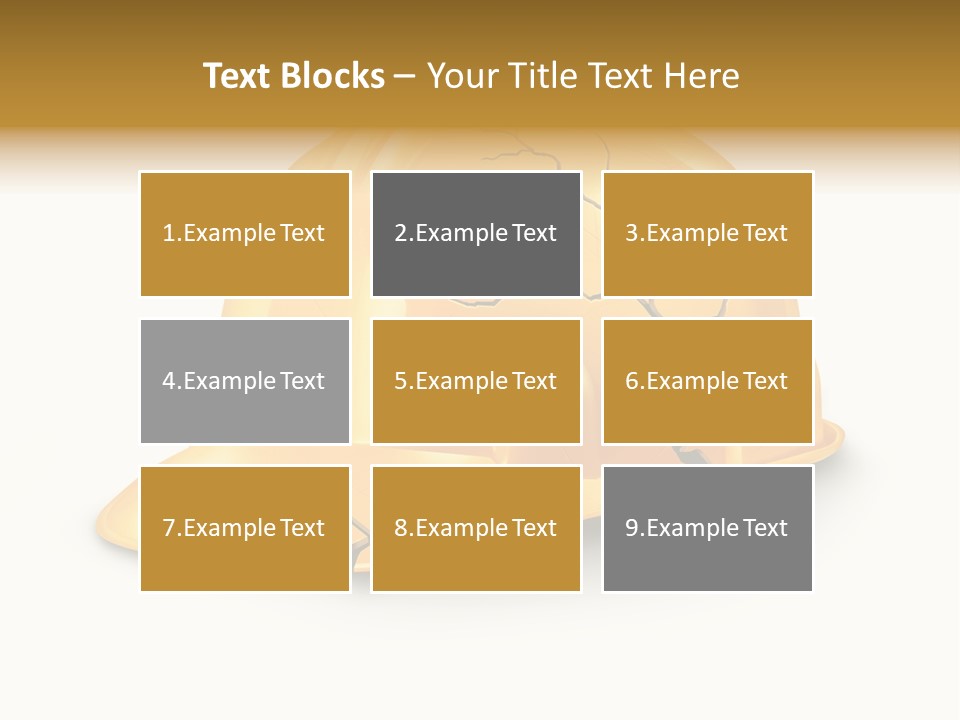 Work Accident Yellow Concussion Injury PowerPoint Template
