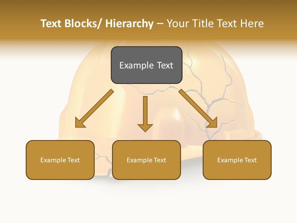 Work Accident Yellow Concussion Injury PowerPoint Template