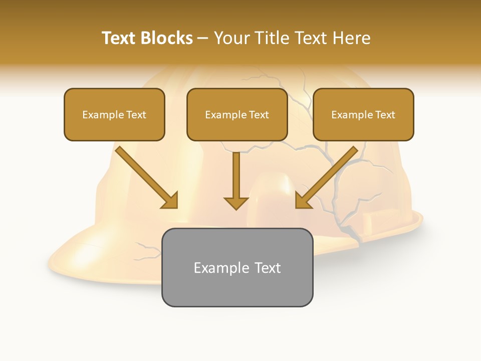 Work Accident Yellow Concussion Injury PowerPoint Template