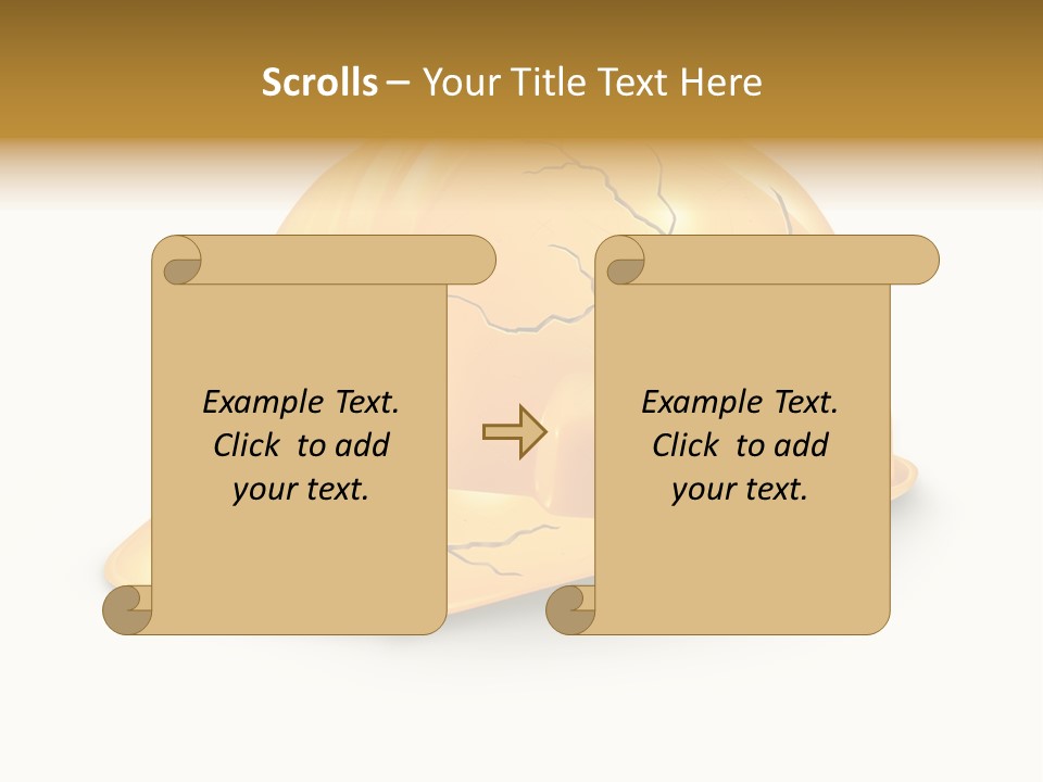 Work Accident Yellow Concussion Injury PowerPoint Template