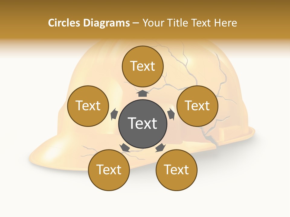 Work Accident Yellow Concussion Injury PowerPoint Template