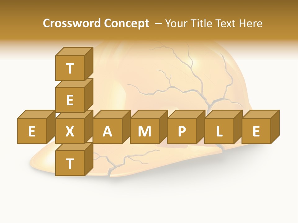 Work Accident Yellow Concussion Injury PowerPoint Template