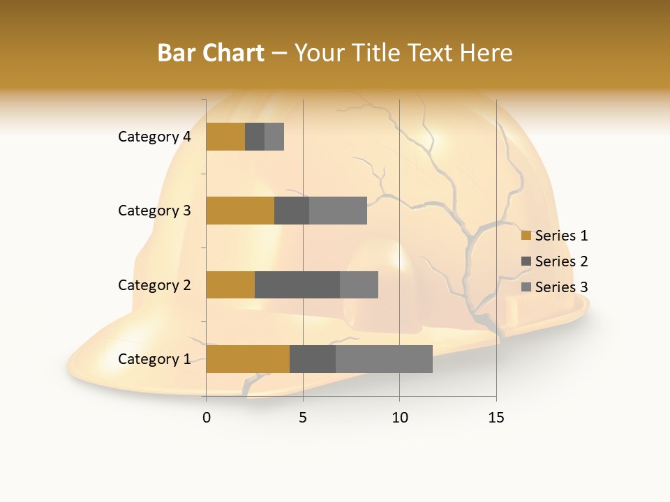 Work Accident Yellow Concussion Injury PowerPoint Template