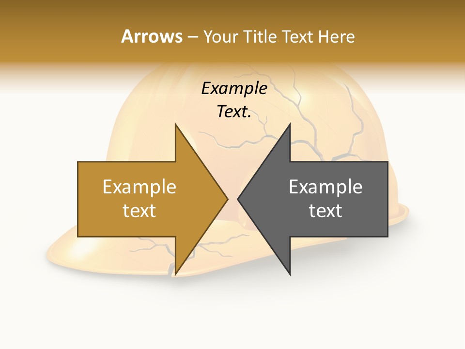 Work Accident Yellow Concussion Injury PowerPoint Template