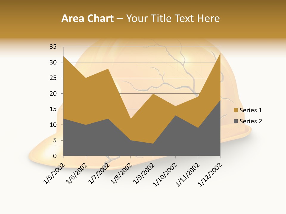 Work Accident Yellow Concussion Injury PowerPoint Template