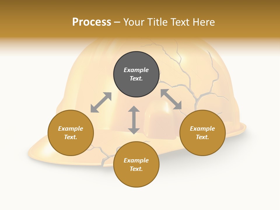 Work Accident Yellow Concussion Injury PowerPoint Template