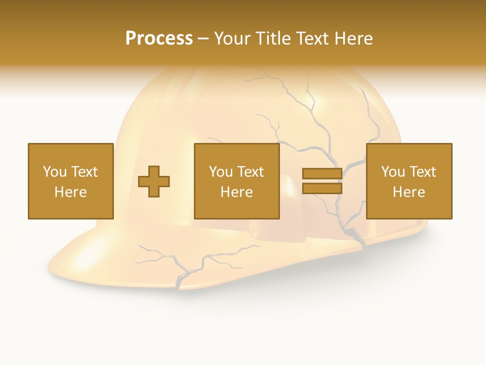 Work Accident Yellow Concussion Injury PowerPoint Template