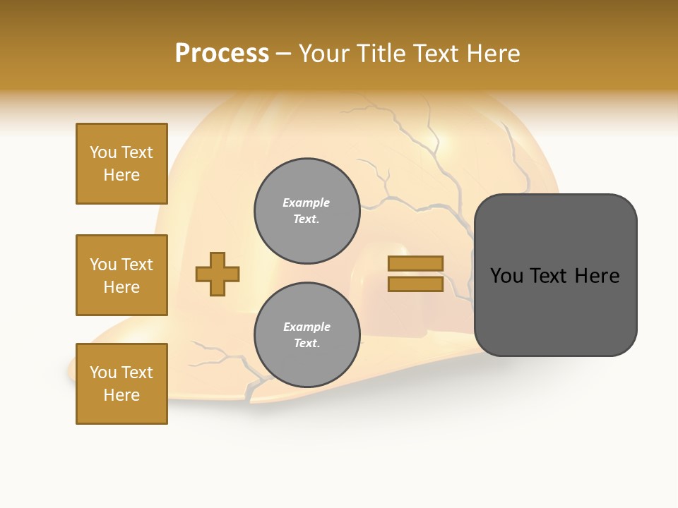 Work Accident Yellow Concussion Injury PowerPoint Template