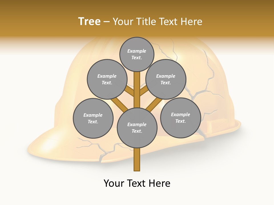 Work Accident Yellow Concussion Injury PowerPoint Template