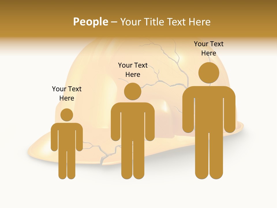 Work Accident Yellow Concussion Injury PowerPoint Template