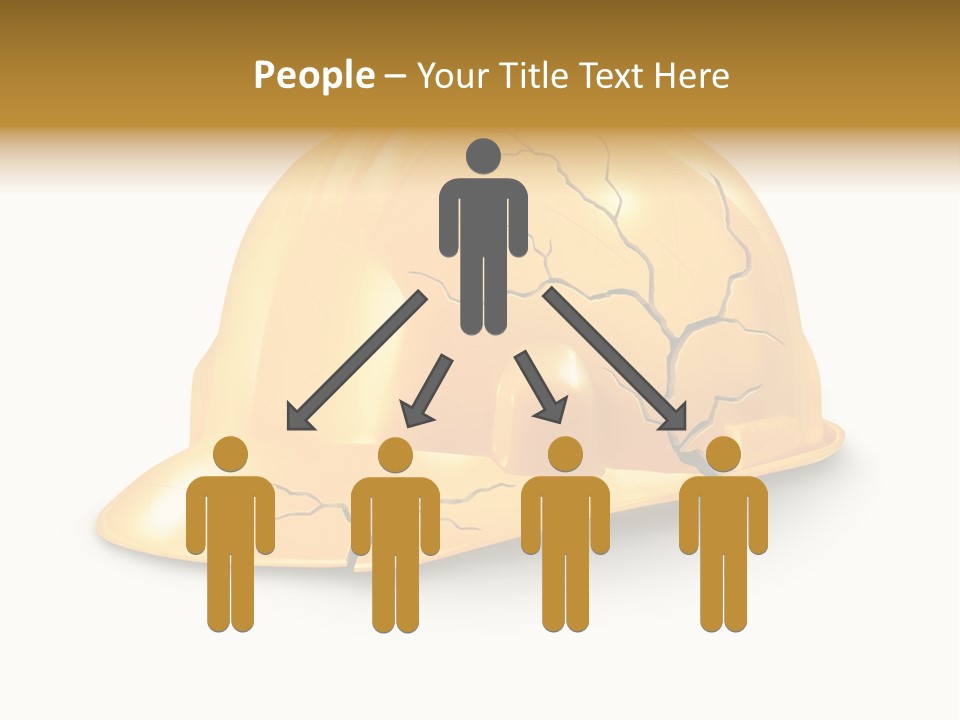 Work Accident Yellow Concussion Injury PowerPoint Template