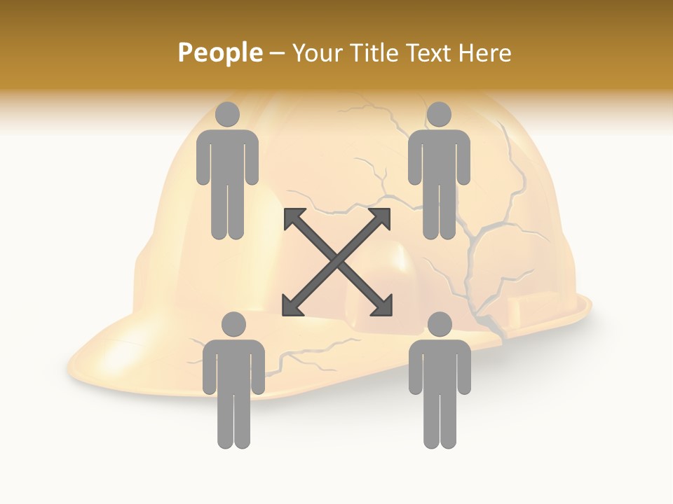 Work Accident Yellow Concussion Injury PowerPoint Template