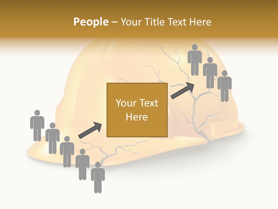 Work Accident Yellow Concussion Injury PowerPoint Template