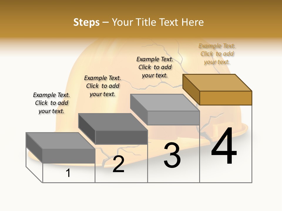Work Accident Yellow Concussion Injury PowerPoint Template