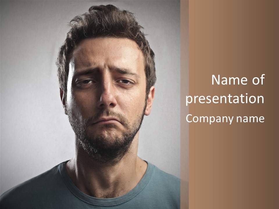 Portrait  Face PowerPoint Template