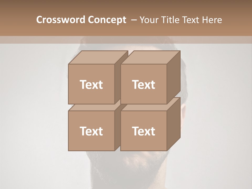 Portrait  Face PowerPoint Template