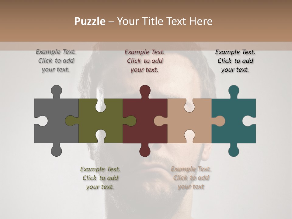 Portrait  Face PowerPoint Template