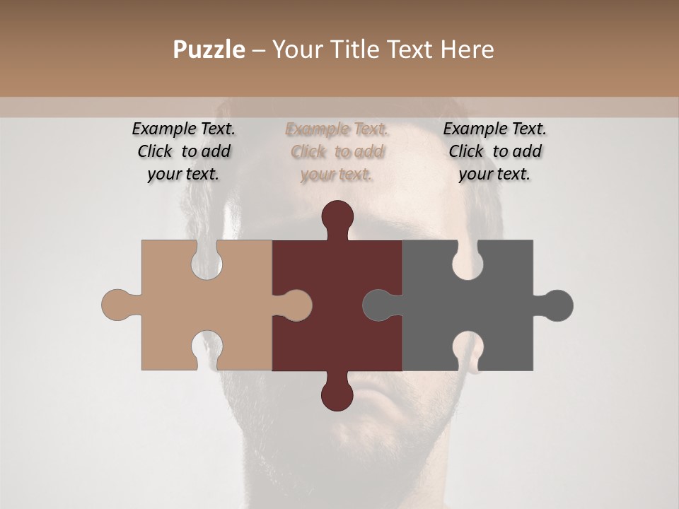 Portrait  Face PowerPoint Template