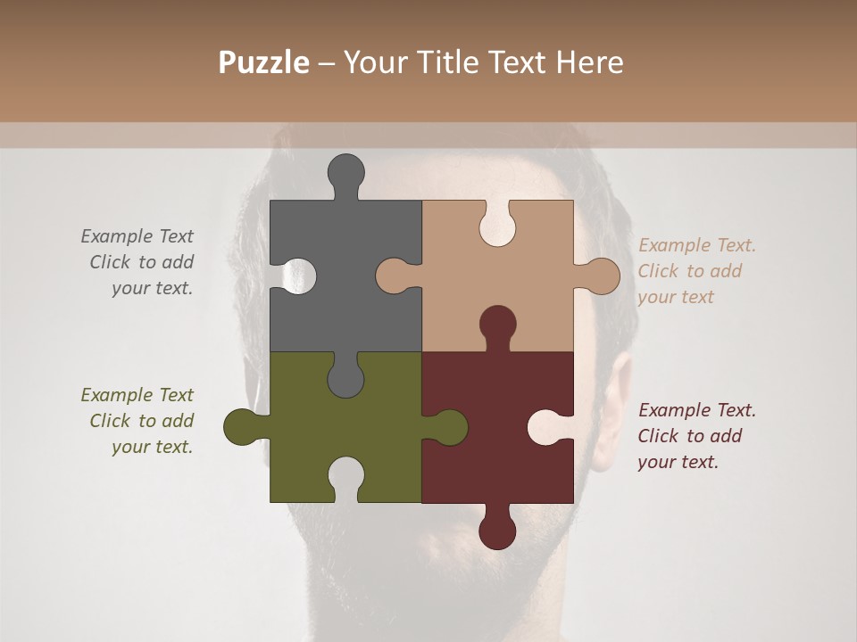 Portrait  Face PowerPoint Template