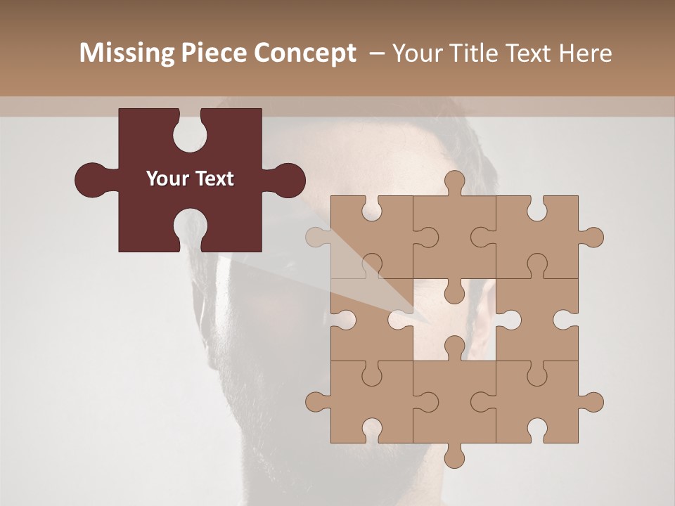 Portrait  Face PowerPoint Template