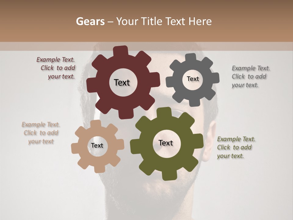 Portrait  Face PowerPoint Template