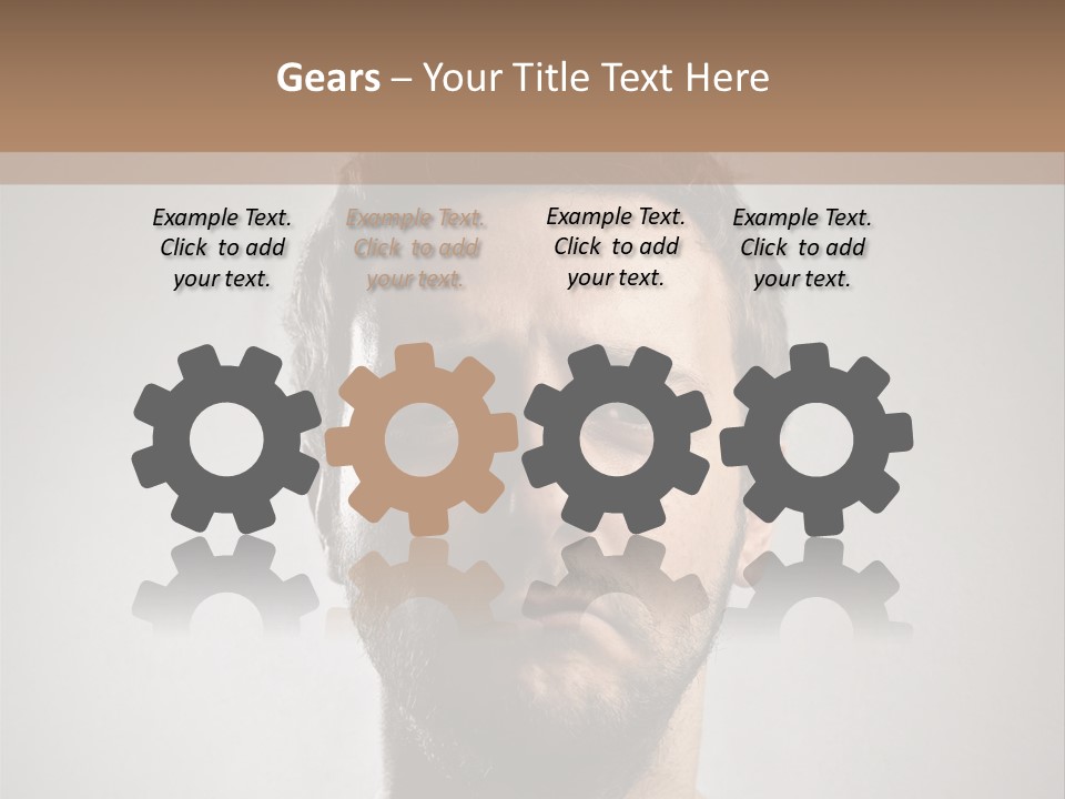 Portrait  Face PowerPoint Template