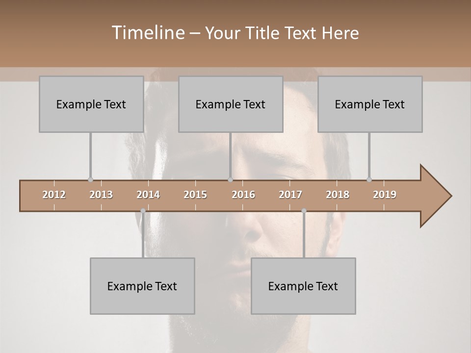 Portrait  Face PowerPoint Template