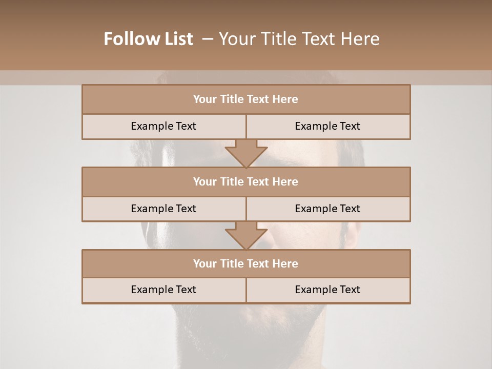Portrait  Face PowerPoint Template