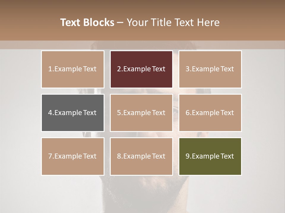 Portrait  Face PowerPoint Template