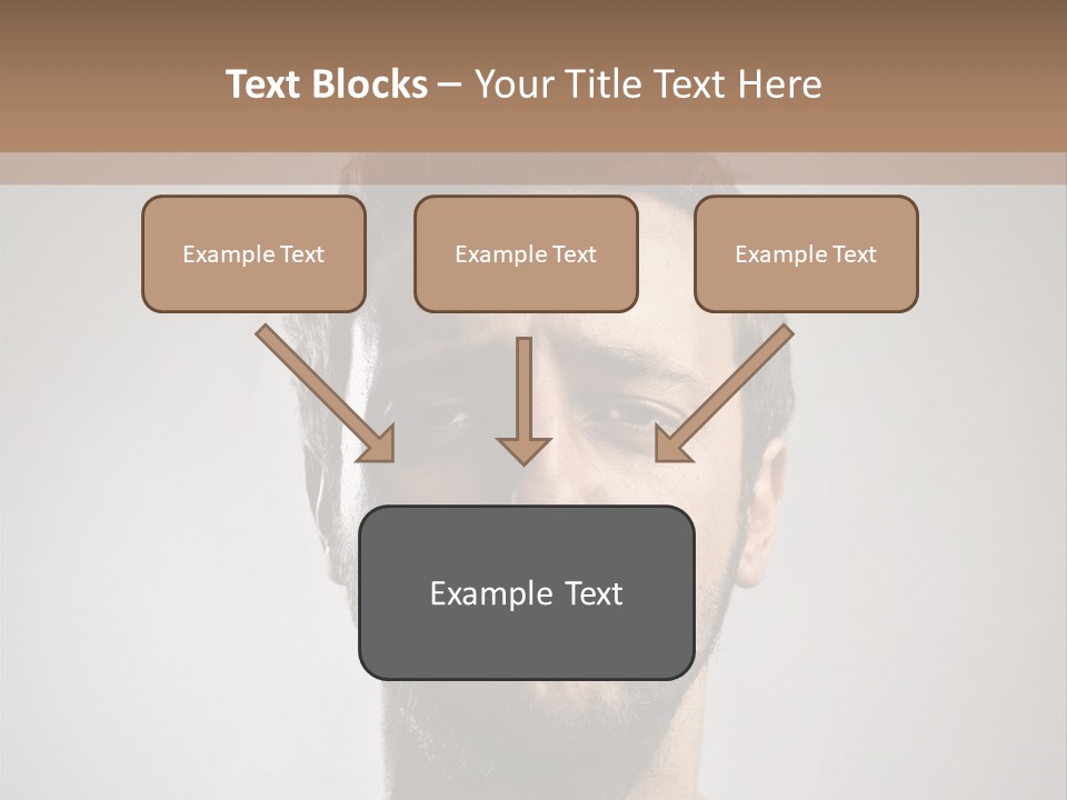 Portrait  Face PowerPoint Template