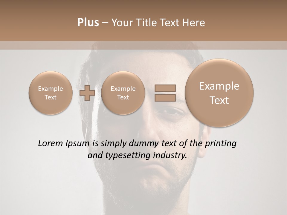 Portrait  Face PowerPoint Template