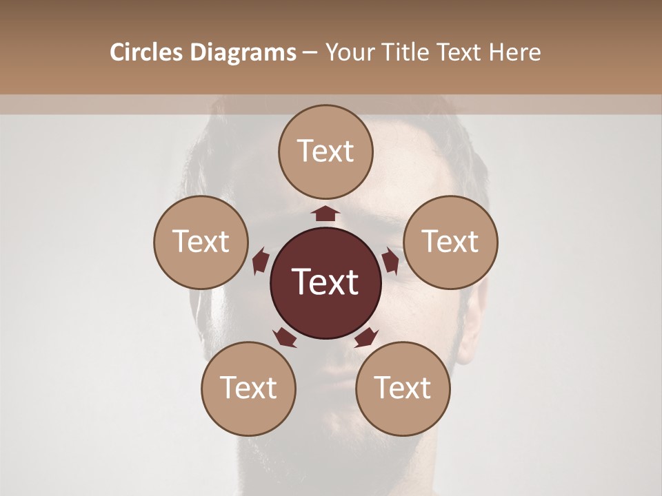 Portrait  Face PowerPoint Template