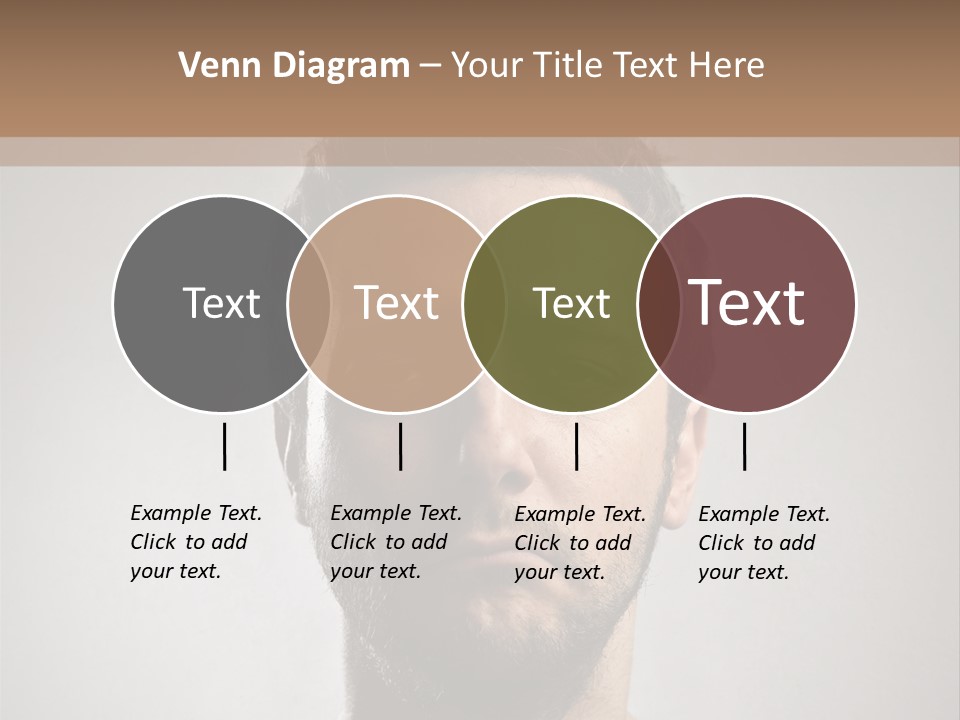 Portrait  Face PowerPoint Template