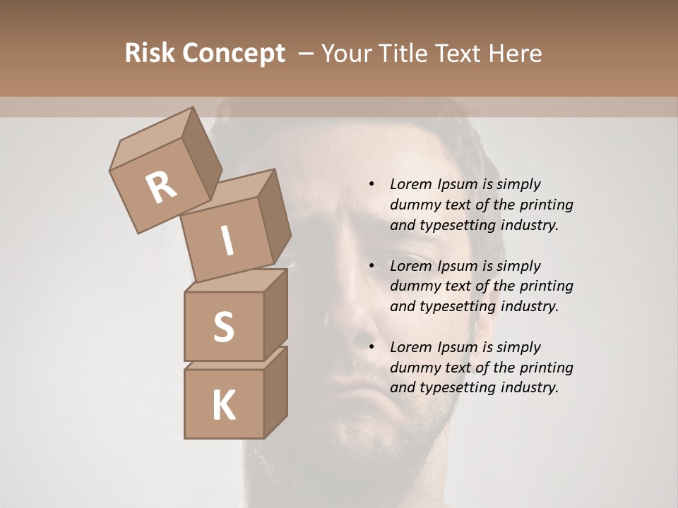 Portrait  Face PowerPoint Template