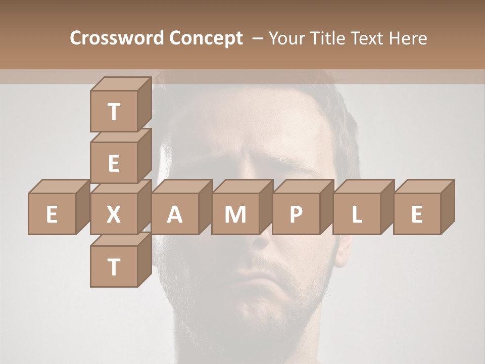 Portrait  Face PowerPoint Template