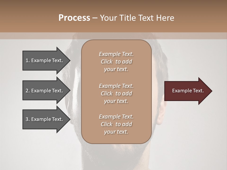 Portrait  Face PowerPoint Template