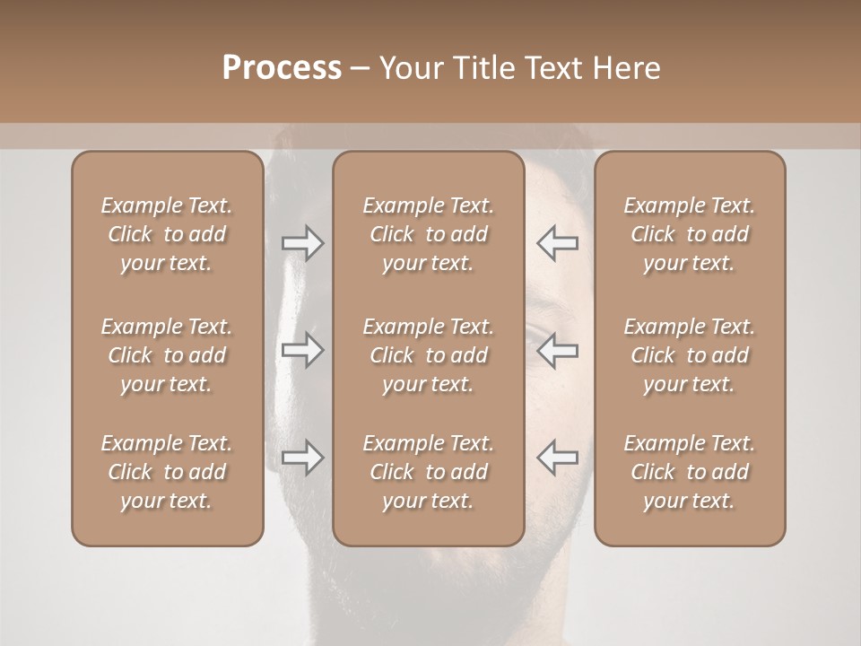 Portrait  Face PowerPoint Template