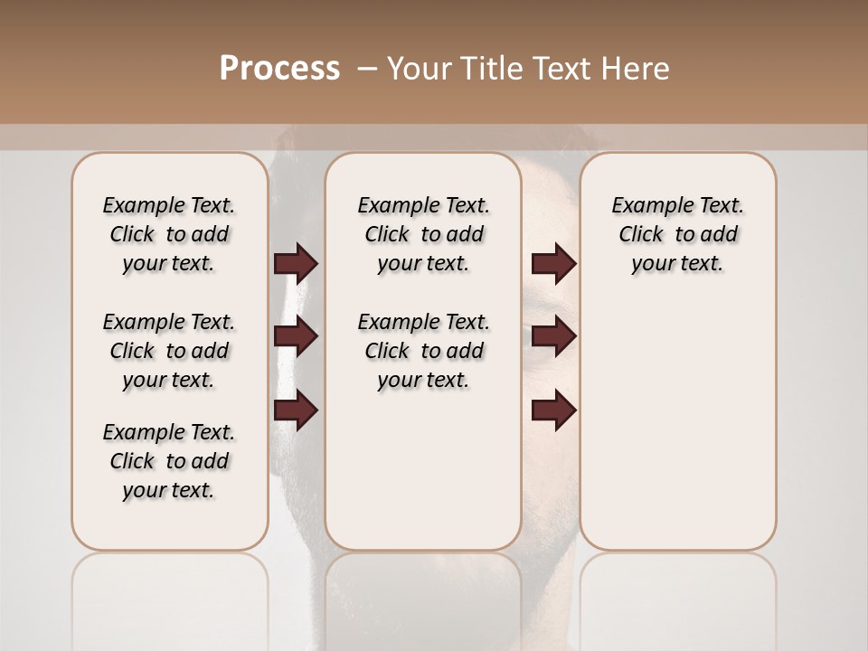 Portrait  Face PowerPoint Template