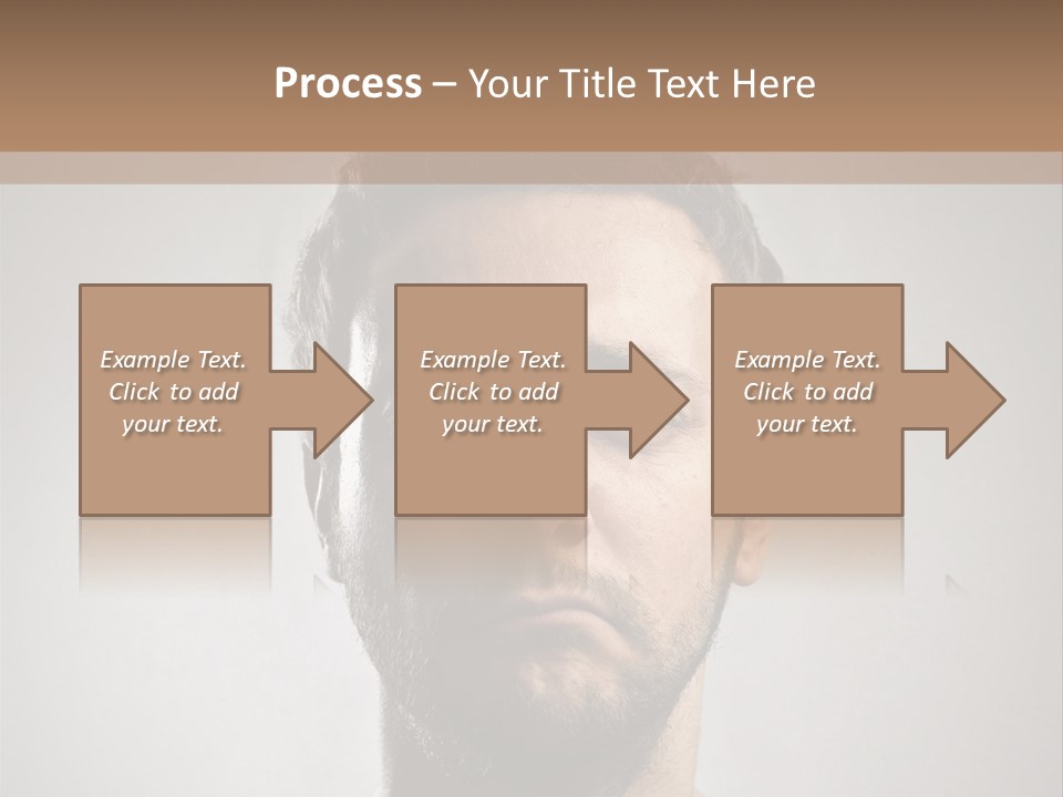 Portrait  Face PowerPoint Template